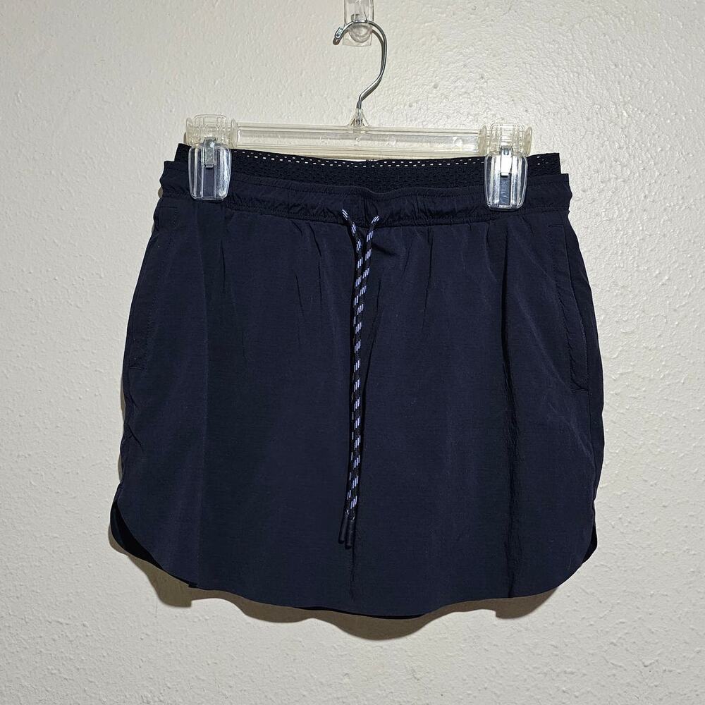 Athleta Crest Skort Skirt Navy US 4 Women 531132 Gym Activewear Modest